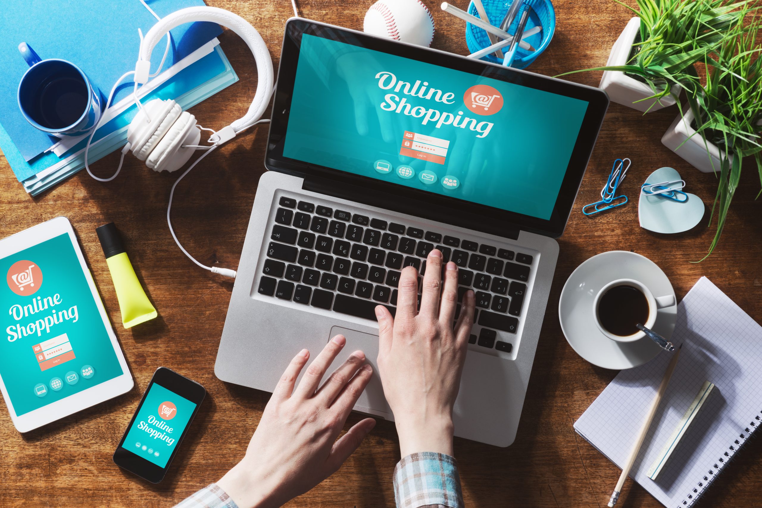 web designer working on the responsiveness of a website