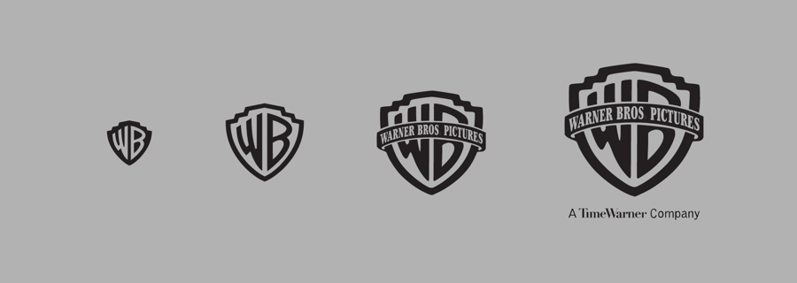 Warner brothers logos in different types