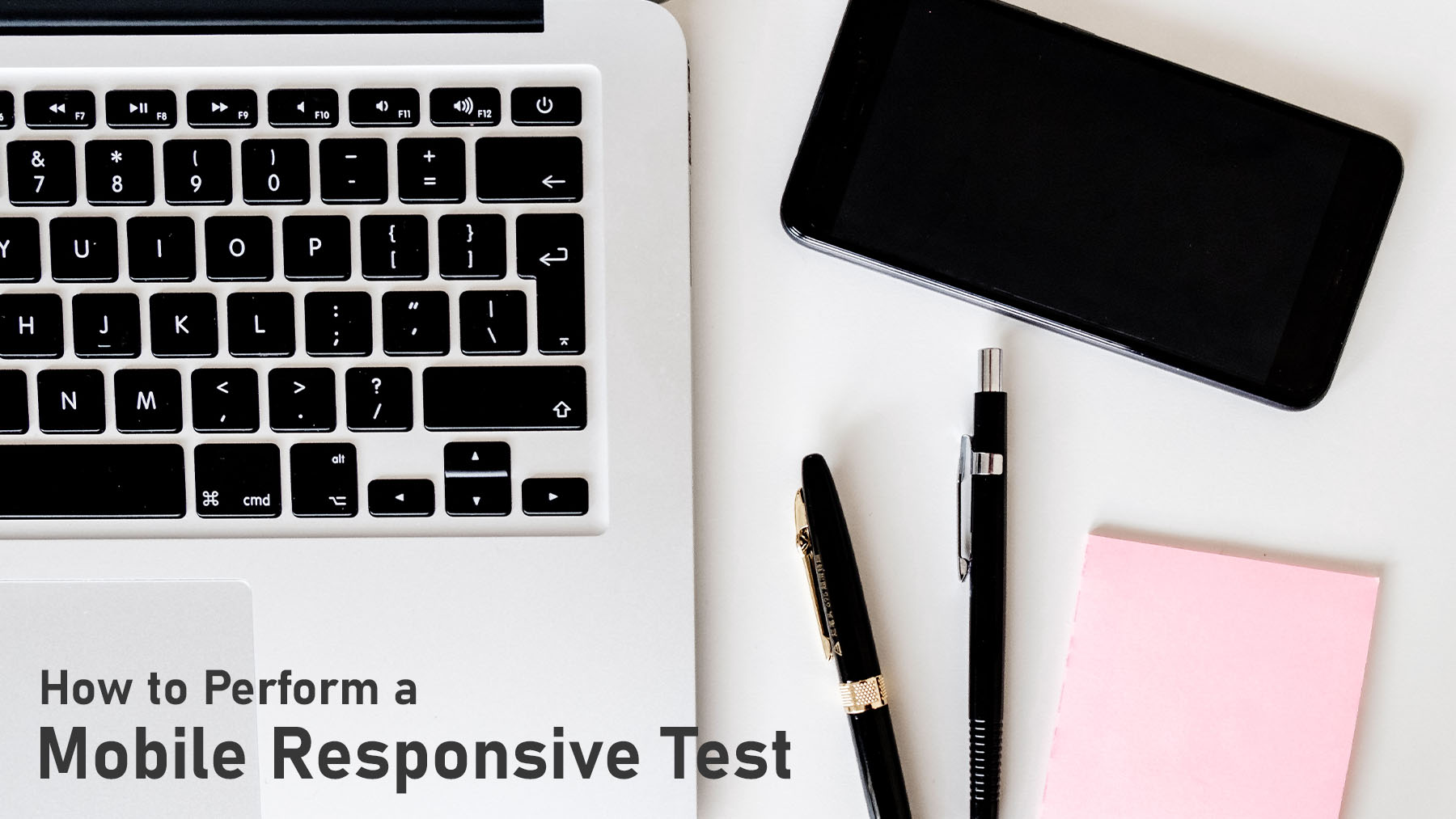 how to perform a mobile responsive test blog header image