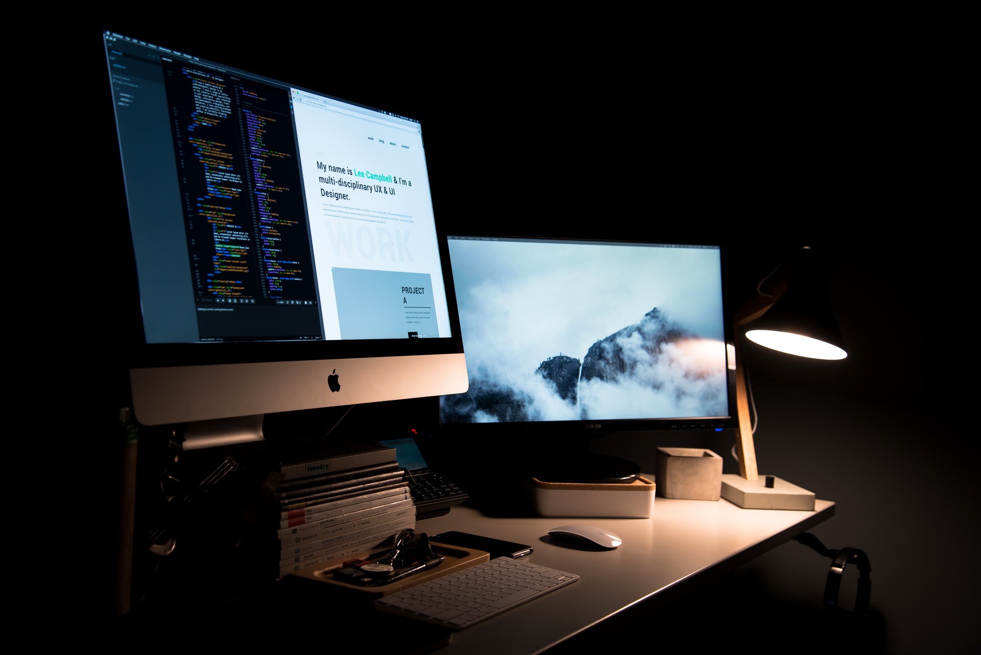 Panoramic Web Layout Workspace Banner