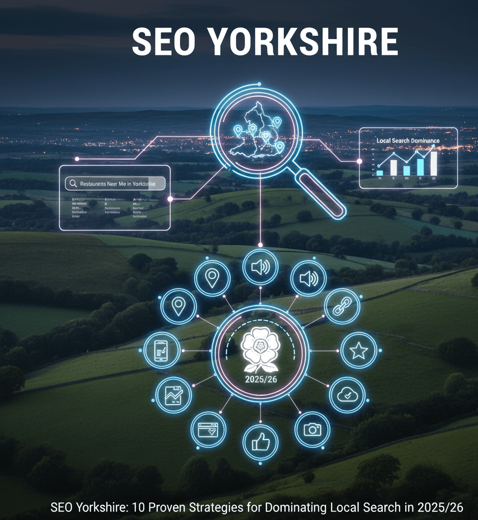 Boost your Yorkshire visibility with 10 proven local SEO strategies for 202526, from GBP optimisation to hyper-local keywords and AEO-driven search success.