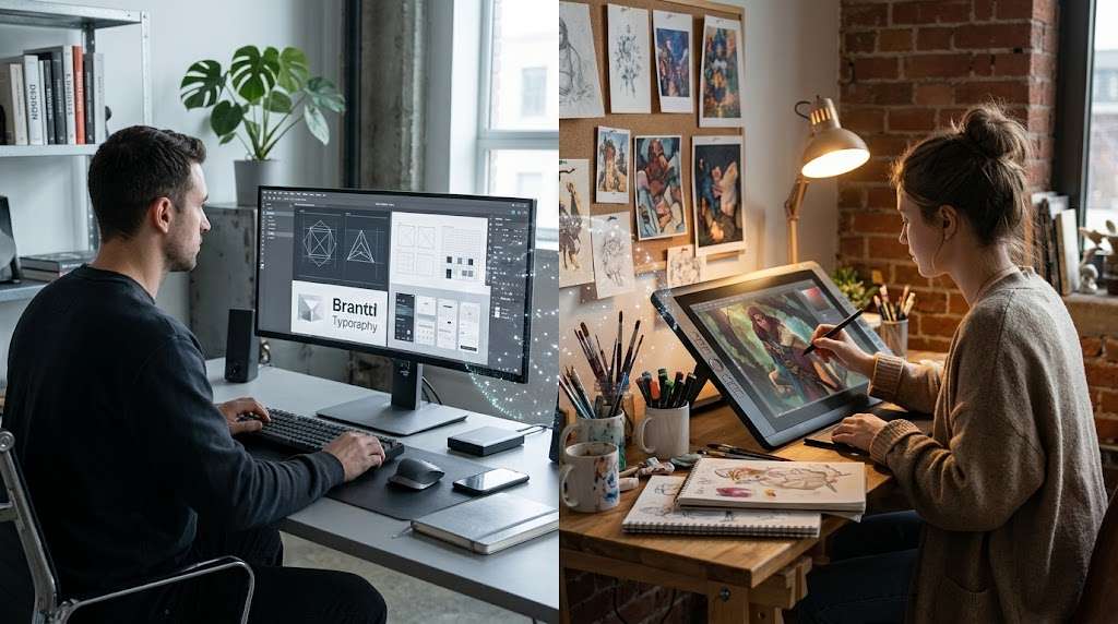 Need graphic design services or custom illustrations in 2027 Discover the key differences, when to use each, and how AI fits in. Practical advice from a UK agency.