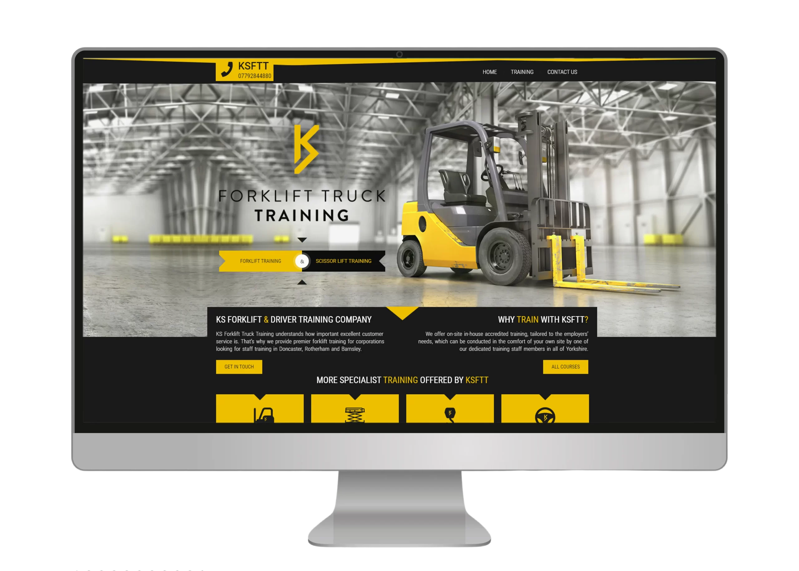 KSFTT web design portfolio