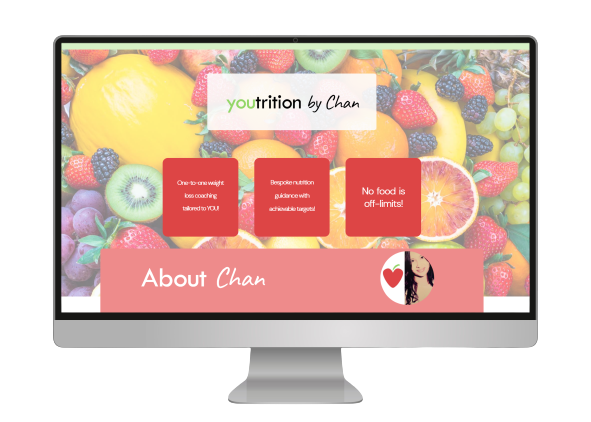 Youtrition By Chan Social Media and web design portfolio