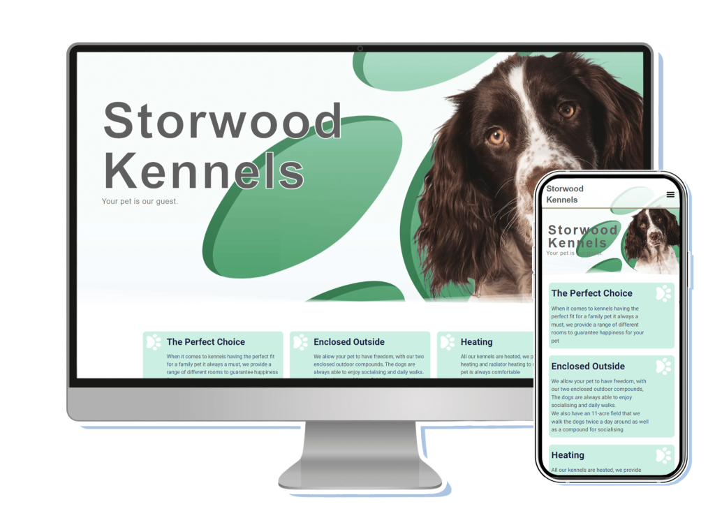 Storwood Kennels Website Portfolio