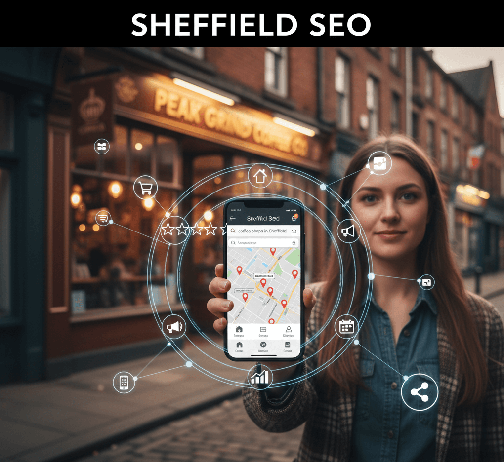 Boost your Sheffield business in 2025 with proven local SEO tactics, from GBP optimisation to hyperlocal content, reviews, and AI-focused strategy.