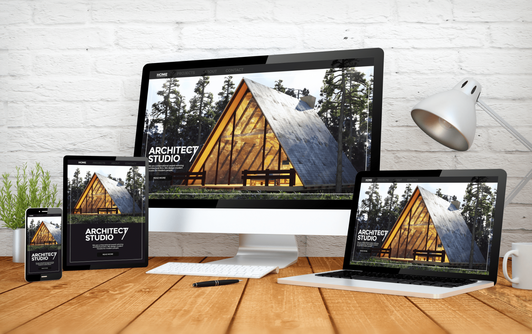 Hero Multi-Screen Device Mockup