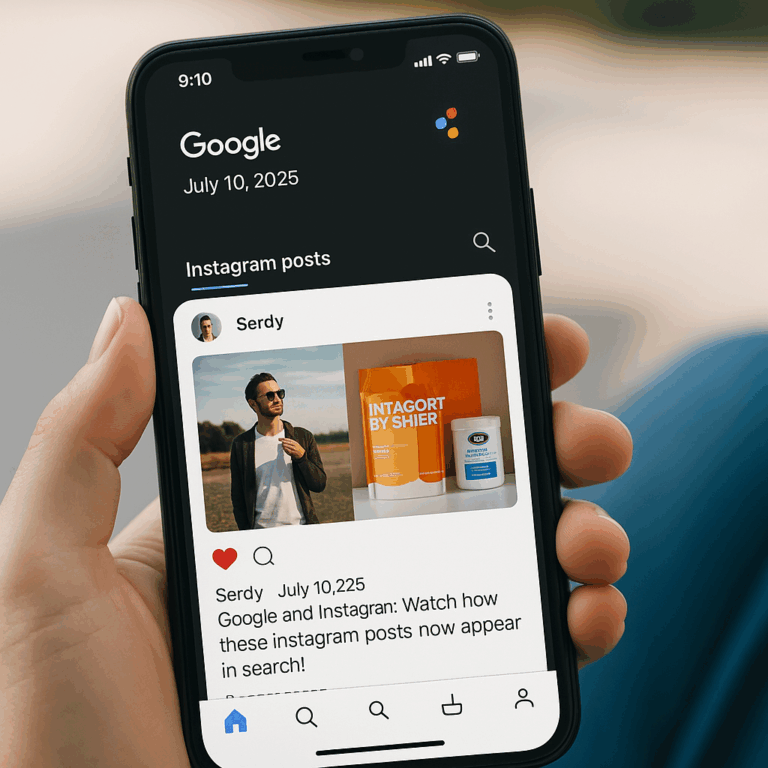 From July 10, 2025, Instagram posts may appear in Google results. Learn how to boost visibility, protect privacy, and optimise your content.