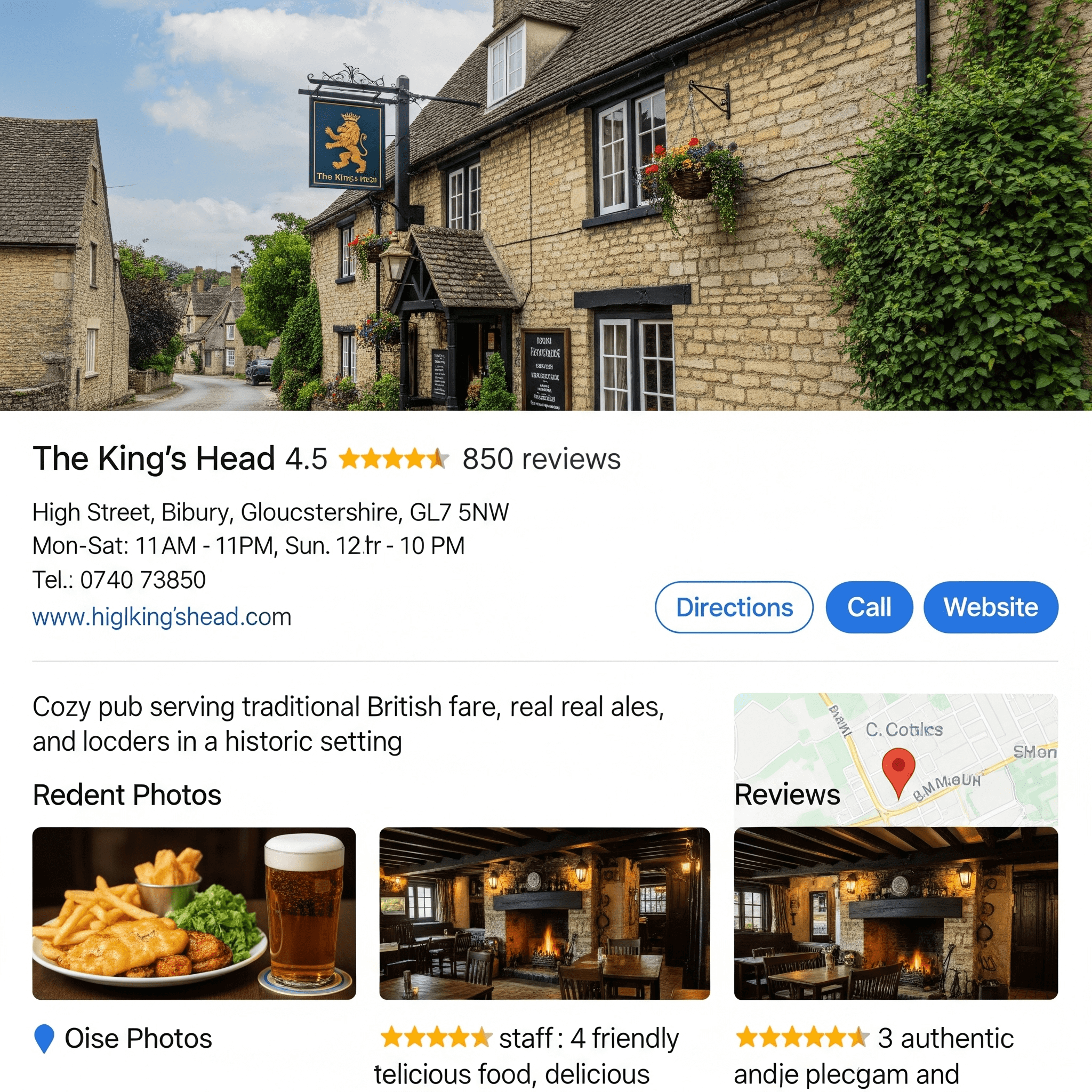 optimised Google My Business profile for a Doncaster-based business, showcasing local SEO details like customer reviews, business hours, and location on Google Maps