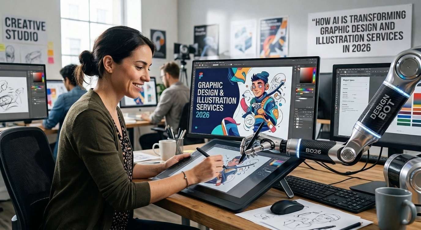 How AI Is Transforming Graphic Design and Illustration Services in 2026