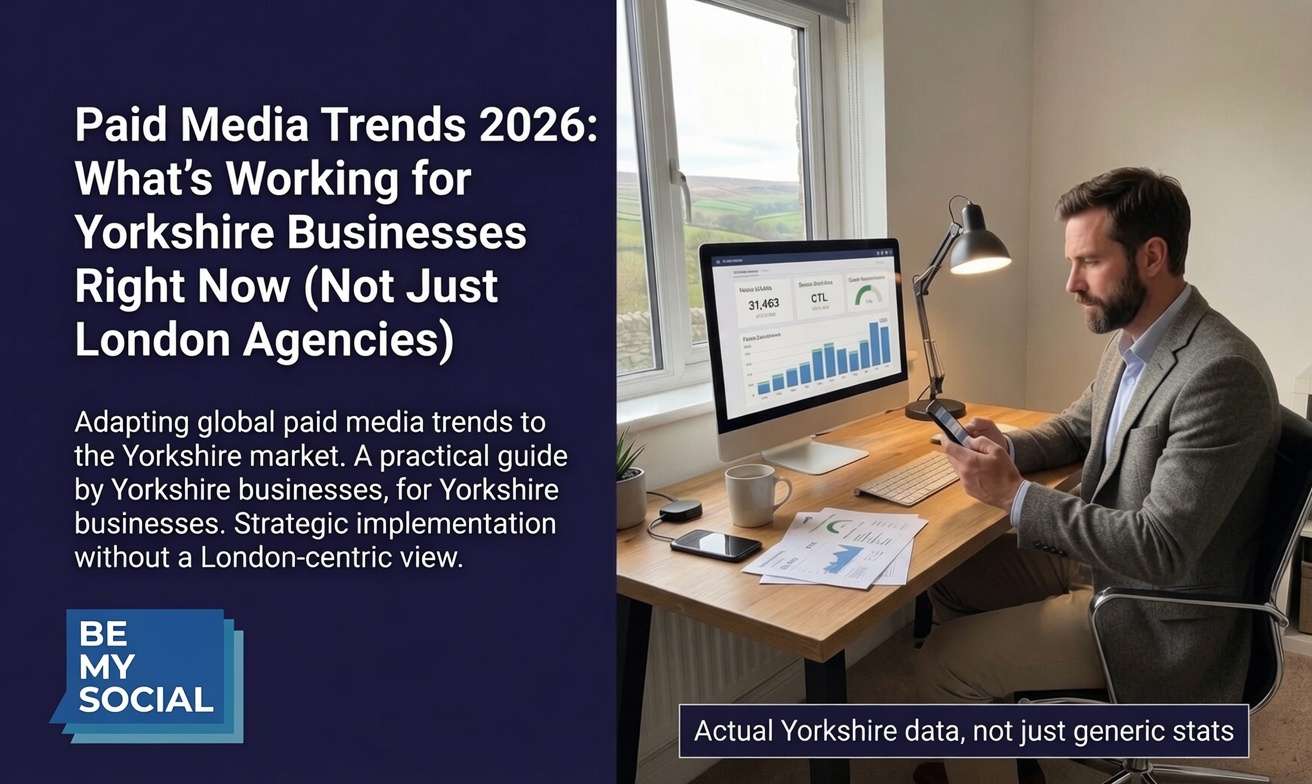 Discover the paid media trends driving results for Yorkshire businesses in 2026, with practical Google Ads, Meta and AI strategies that deliver real ROI.