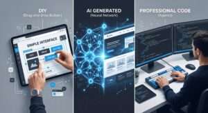 Honest 2026 comparison hire a web developer vs DIY, website builders or AI tools. Clear pros, cons, costs, decision matrix and when an agency is the smarter choice for UK businesses.